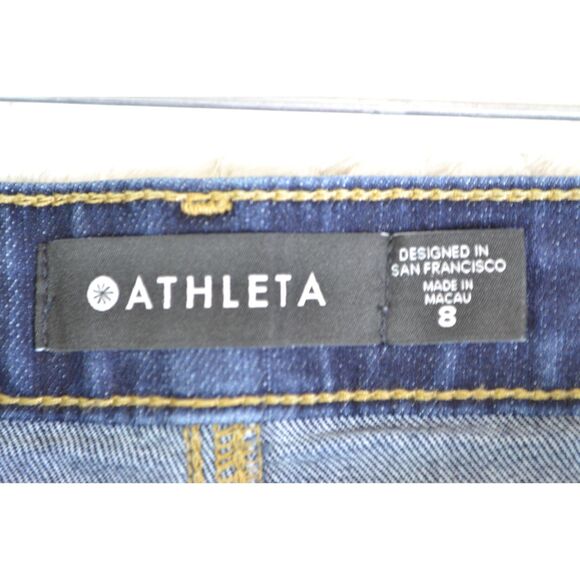 Athleta Women's 8 Ultra Skinny Sculptek Stretch Dark Wash Denim Jeans - Picture 4 of 12